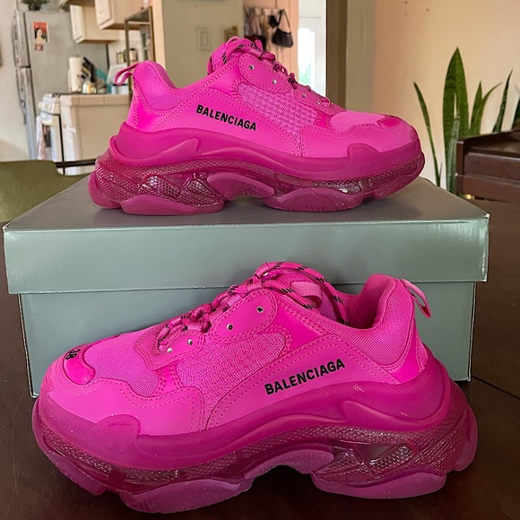 Balenciaga Shoes - Balenciaga Triple S Clear Sole Sneaker